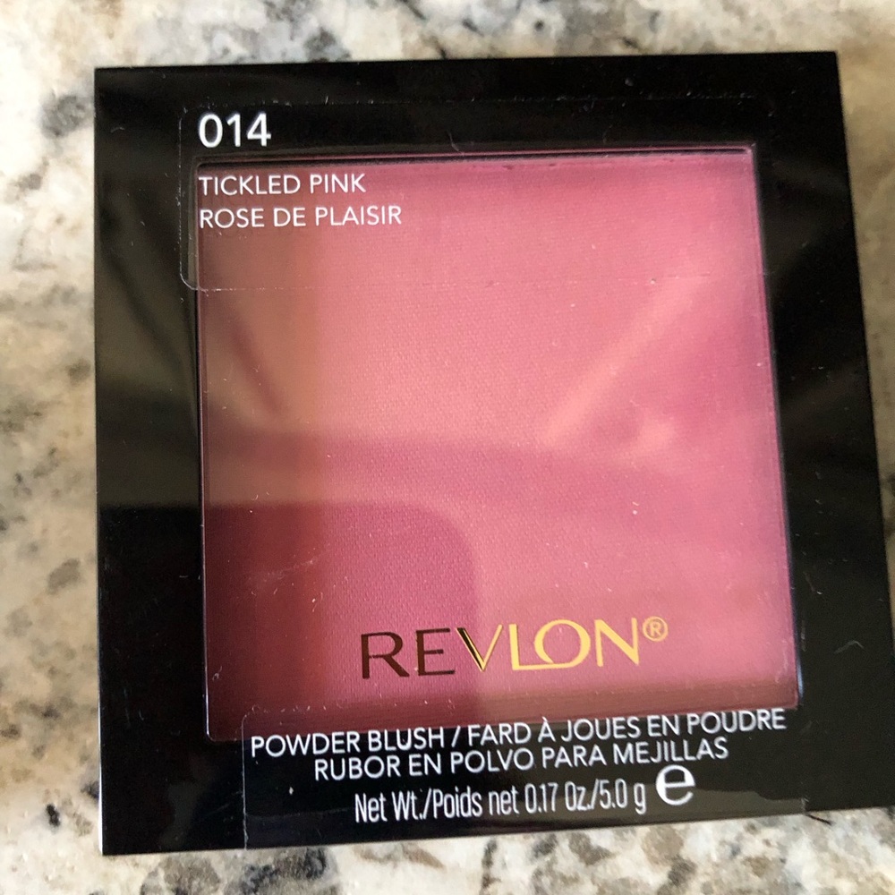 Revlon Tickled Pink Shimmer Powder Blush - Picture 1 of 3